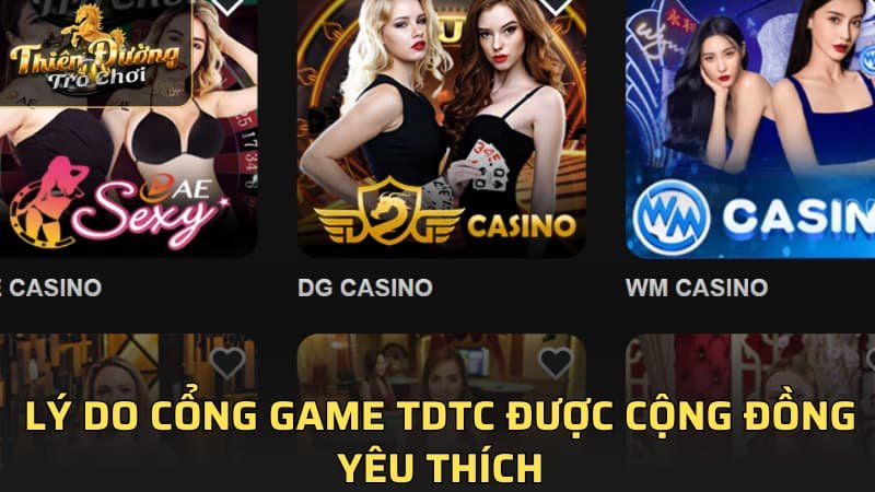 Lý do cổng game TDTC được cộng đồng yêu thích