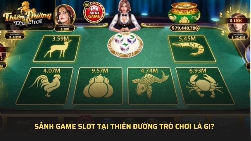 Sảnh game slot tại Thiên đường trò chơi là gi? 